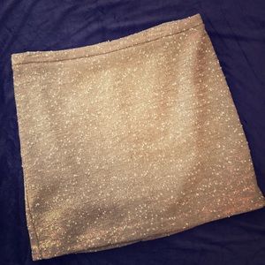 EUC Gold & Cream Skirt